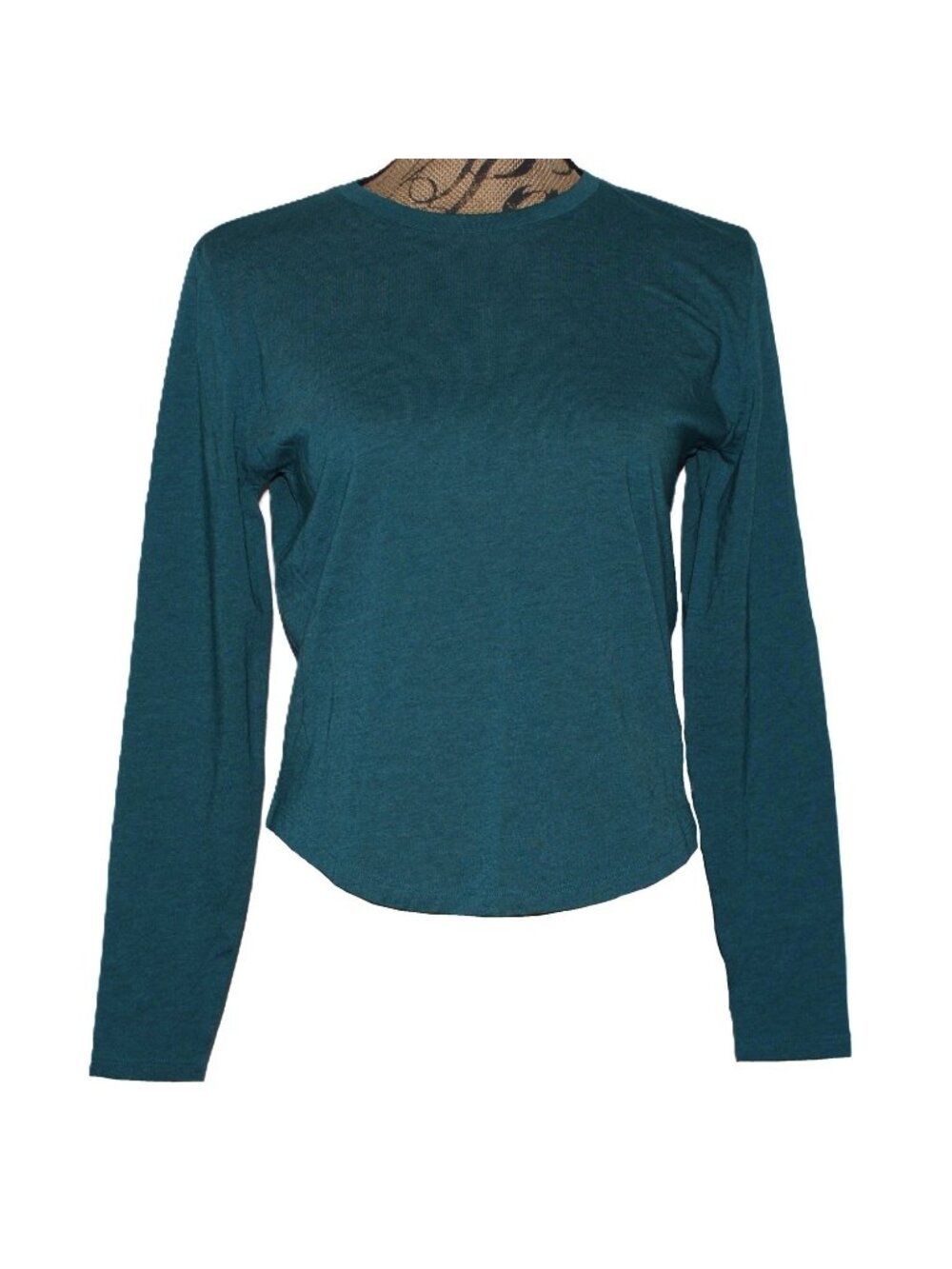 Allbirds Anytime Long Sleeve Tee Women Wool Blend Base Layer Organic Teal XS